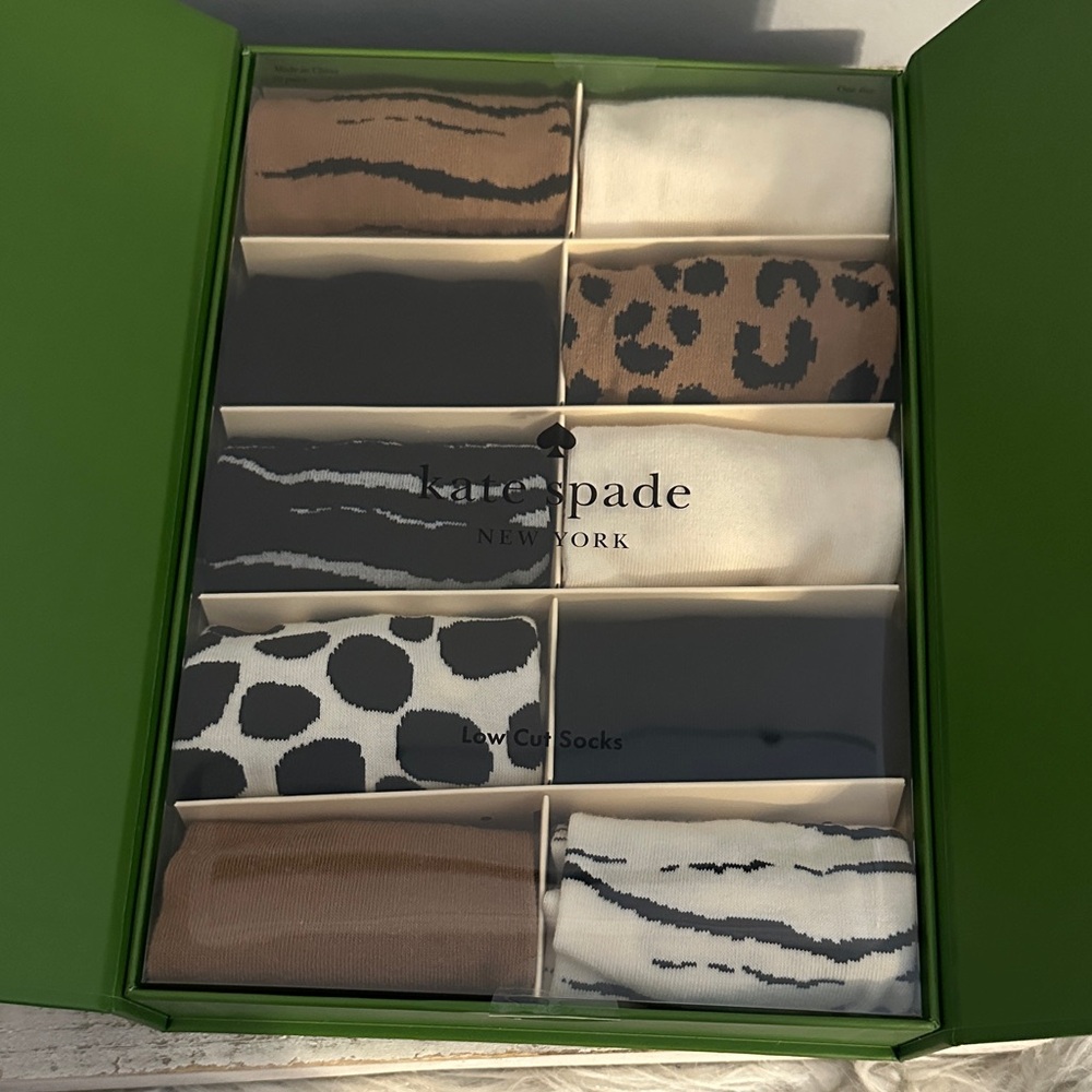 NIB Kate spade ten days of socks box set